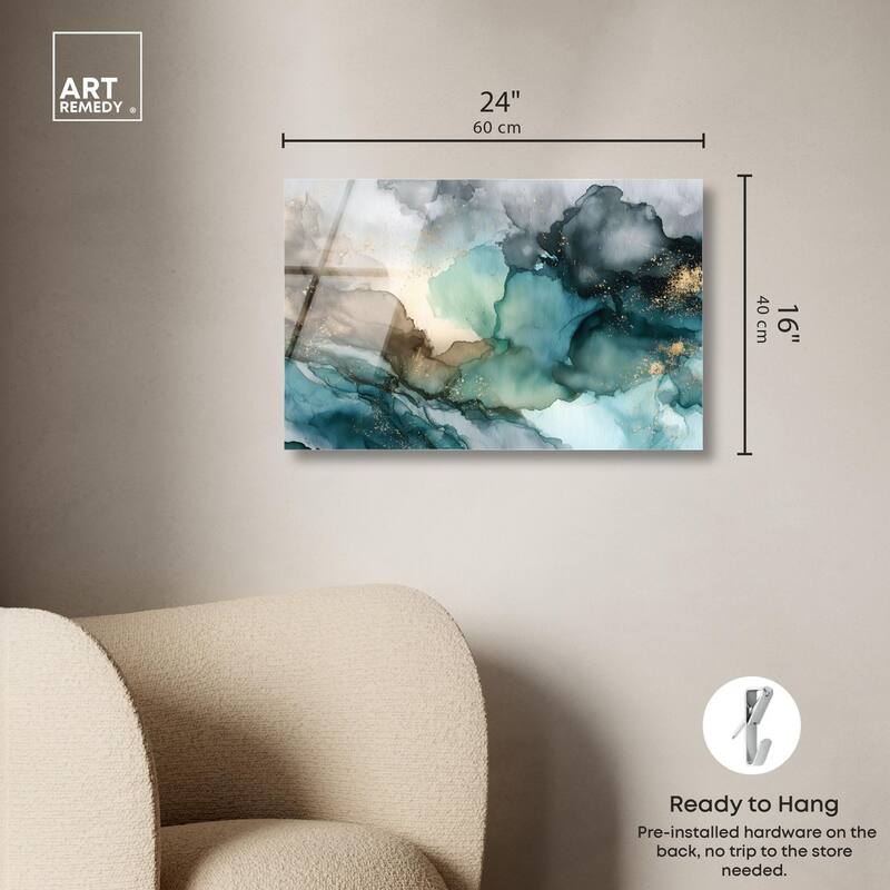 Veiled Inlet Acrylic by Art Remedy, Ready to Hang