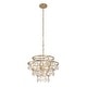 preview thumbnail 5 of 8, Varaluz Fleur 4-Light Chandelier - French Gold