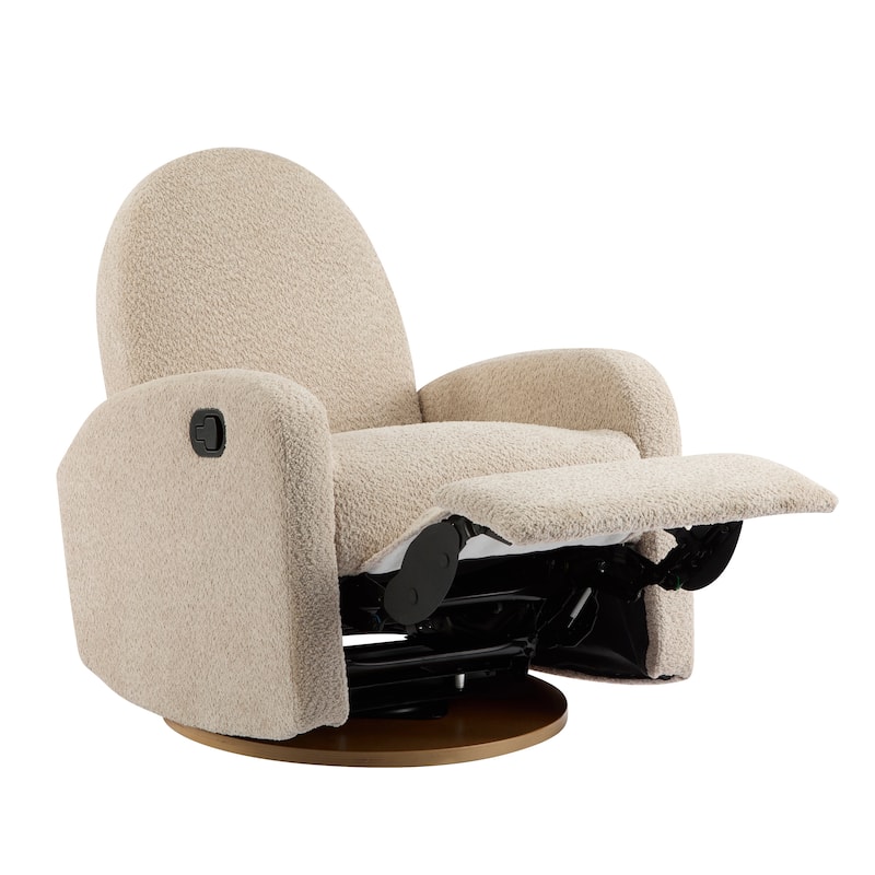Christopher Knight Home 360 Swivel and Glider Boucle Recliner Chair