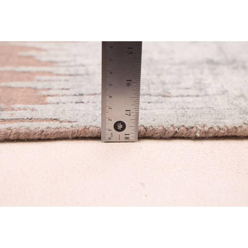 ECARPETGALLERY Hand Loomed Elysian Brown Rug - 5'4 x 9'11