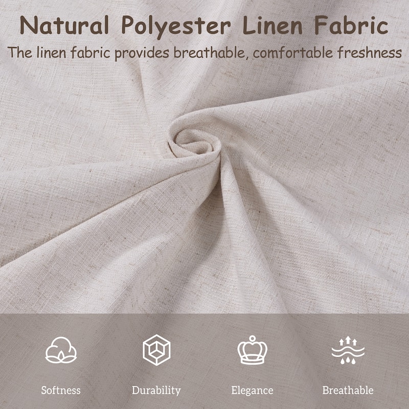 Christopher Knight Home - Naomi Modern Linen Upholstered King Platform Bed with Pillow-Back Headboard