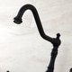 preview thumbnail 11 of 20, American Classic Single-Handle Kitchen Faucet with Brass Sprayer