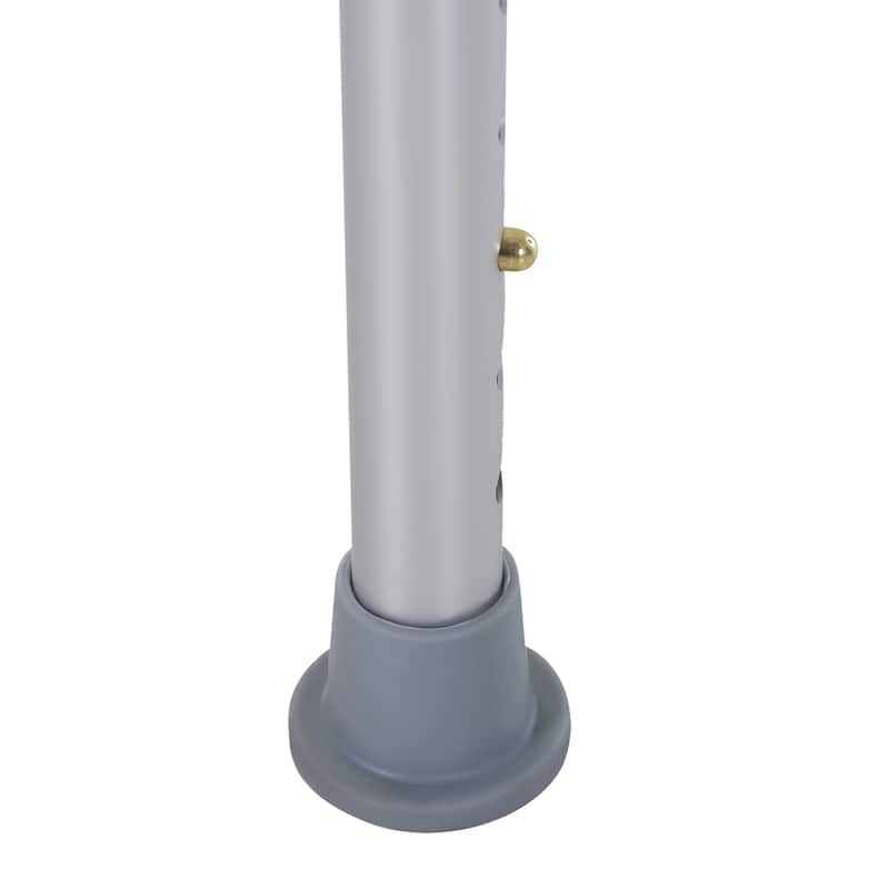 Modern 20.5" 6-Level Adjustable Curved Bath Stool with Non-Slip Design