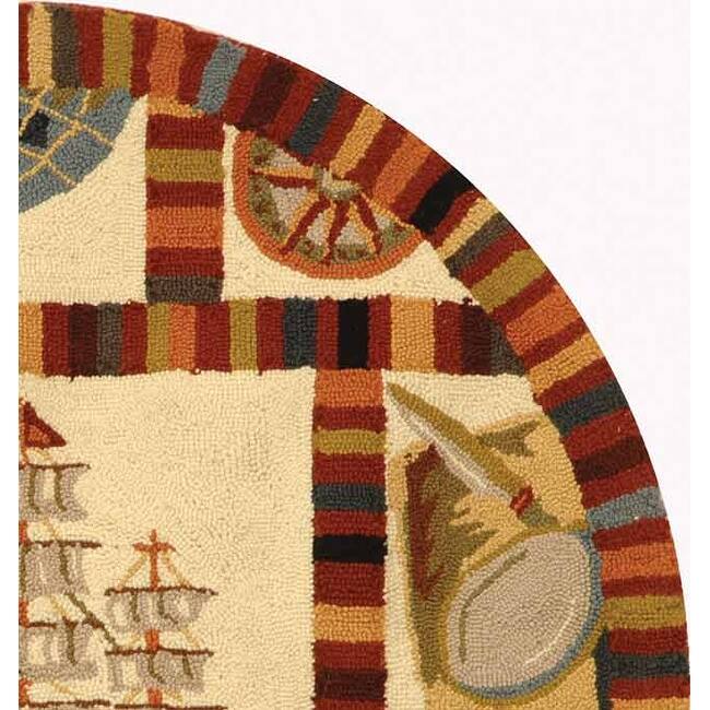 SAFAVIEH Handmade Chelsea Danae French Country Wool Rug