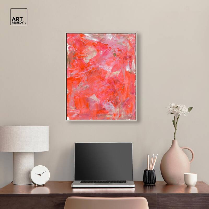 Shades of Red I Canvas by Art Remedy