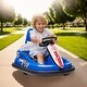 preview thumbnail 28 of 43, 6V Kids Ride on Electric Go Kart Bumper Car W/Parents Remote Control,Three Speed Adjustable and LED Lights