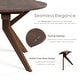 preview thumbnail 3 of 9, Furniture of America Abigail V Mid-Century Modern Walnut Handfinished Extendable 79-inch Dining Table with Butterfly Leaf