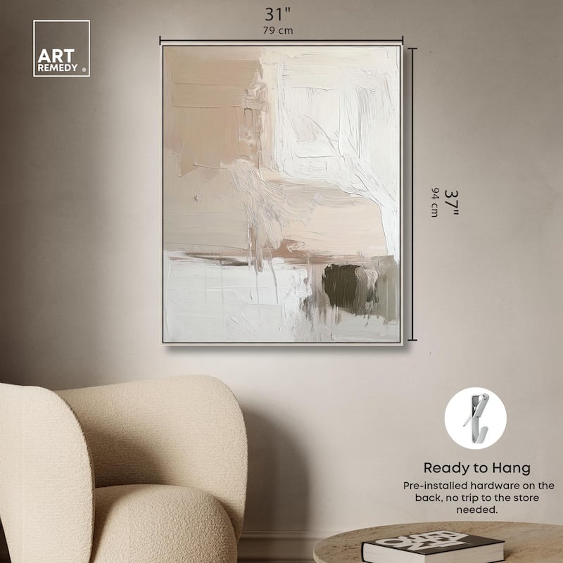 Gentle Strokes of Nature I Canvas by Art Remedy