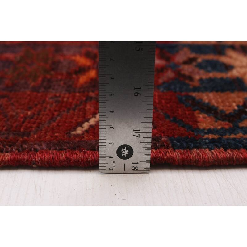 ECARPETGALLERY Hand-knotted Melis Vintage Red Wool Rug - 5'1 x 8'3