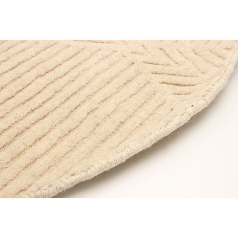 Kashkuli Gabbeh Beige Rug 3'11" x 3'11" - 3'11 x 3'11