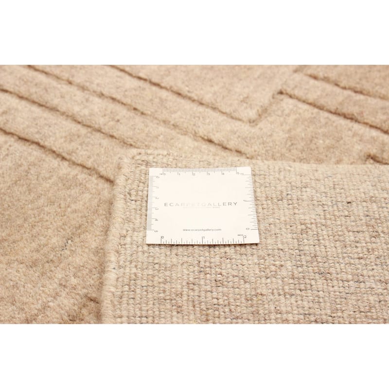 Kashkuli Gabbeh Tan Rug 5'4" x 7'6" - 5'4 x 7'6