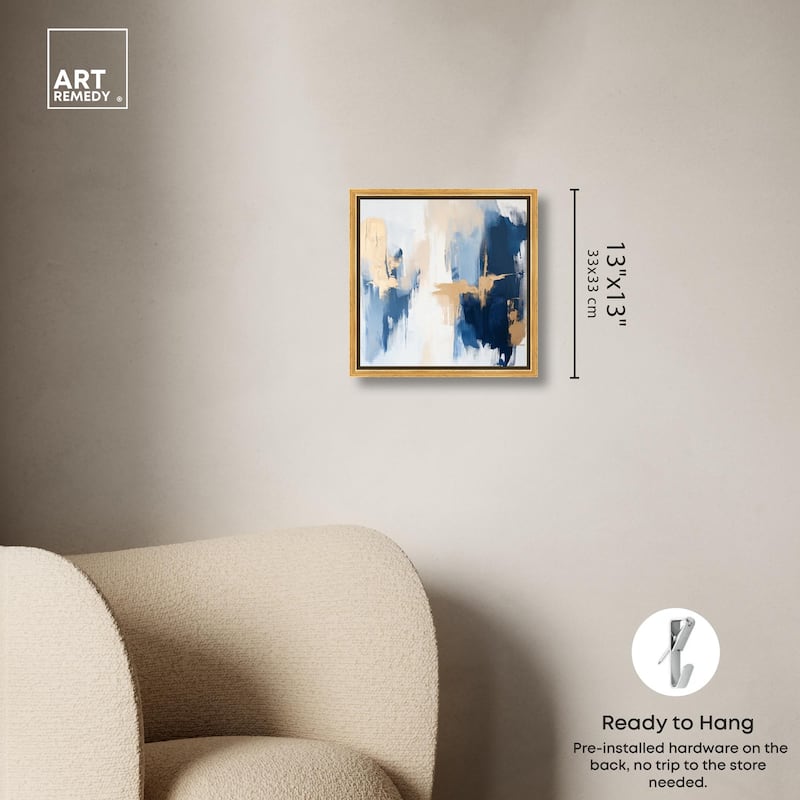 Tranquil Blue Depths II Canvas by Art Remedy