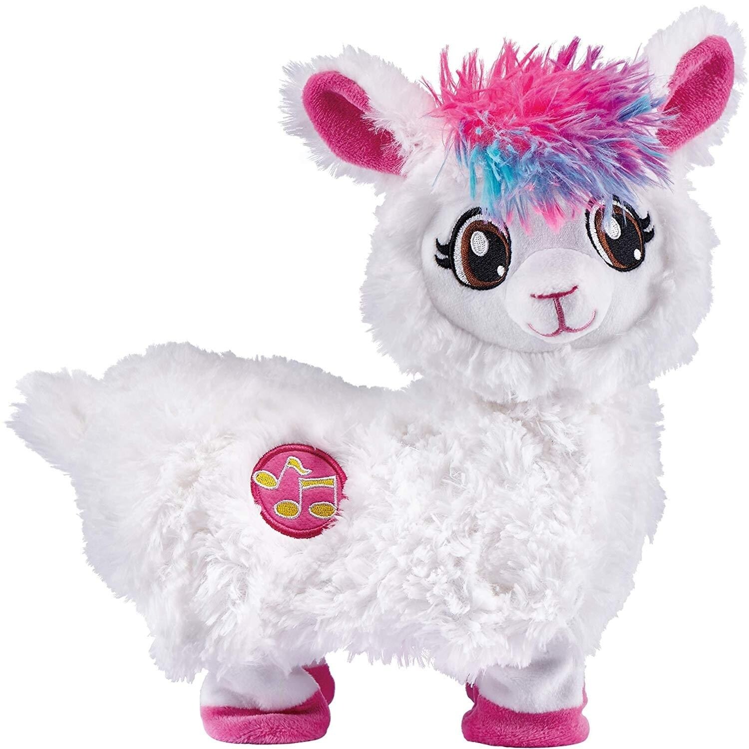 giant stuffed pink llama