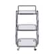 Metal Bar Cart Chrome Bar Carts for the Home