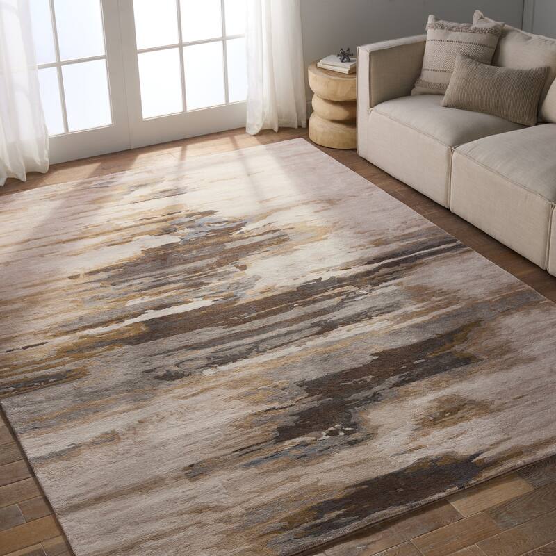 Ryenn Handmade Abstract Area Rug