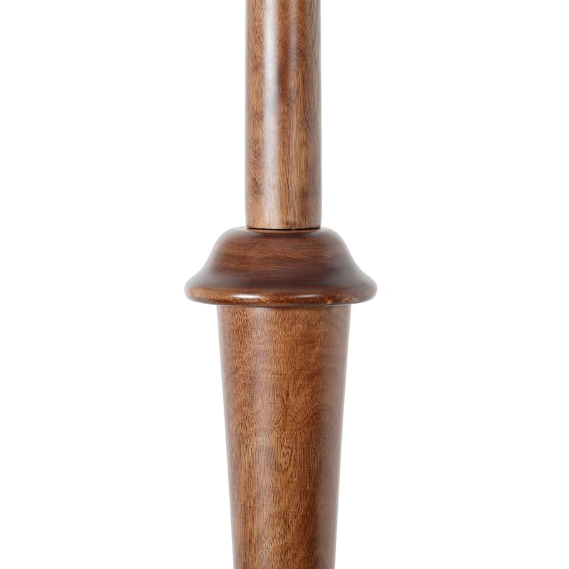 Tree-branch Rubberwood Freestanding Coat Rack with Hooks