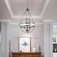 preview thumbnail 1 of 18, Crystal Orb Pendant Light Bohemian 4-Light Oil Bronze or Silver Luxury Chandelier
