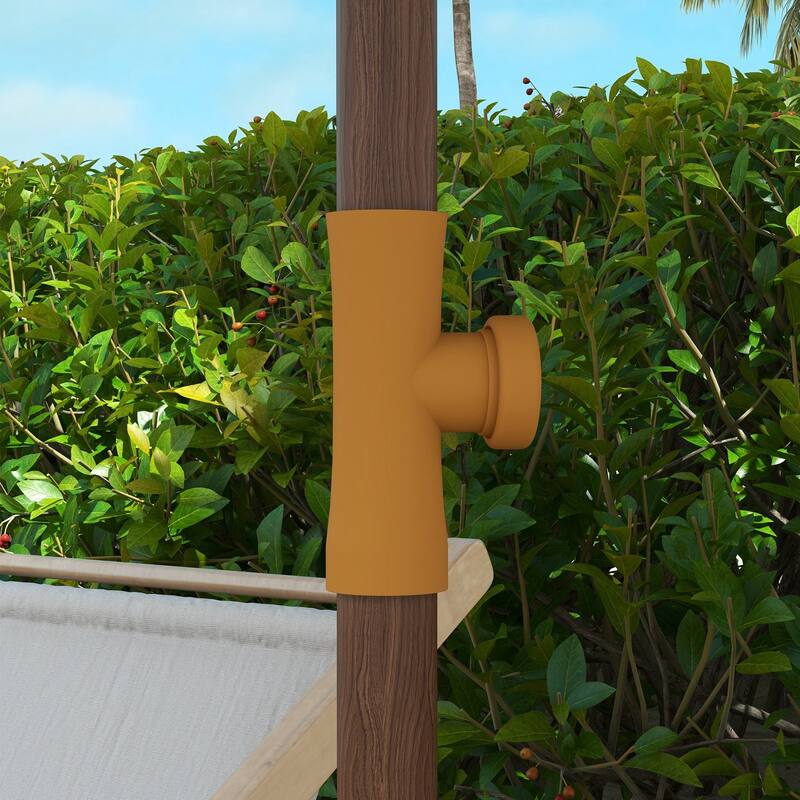 Portable Beach Umbrella with Ventilated Canopy