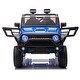 preview thumbnail 92 of 98, 24V Electric Ride-On Truck for Kids, Two-Seater, Parental Remote Control, MP3, Bluetooth, Ages 3+