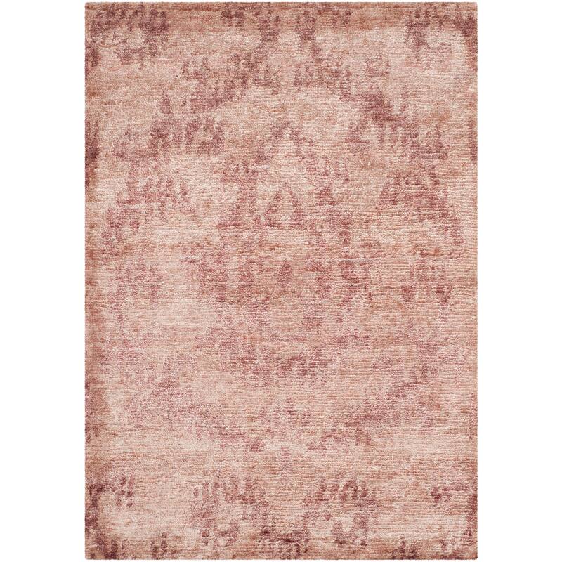 SAFAVIEH Couture Hand-knotted Tibetan Avelina Modern Wool Rug - 2' x 3' - Plum - Rectangle