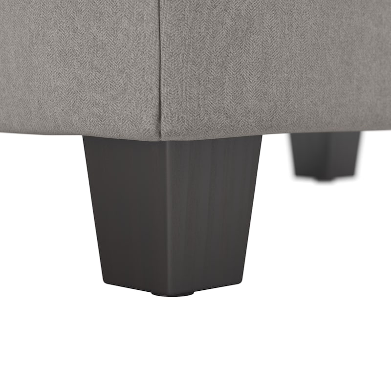 Bush Furniture Stockton Large Upholstered Storage Ottoman