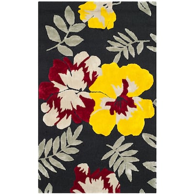 SAFAVIEH Handmade Wilton Livnat Country Floral Wool Rug