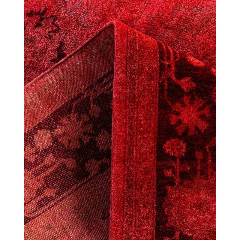 Fine Vibrance One-of-a-Kind Hand-Knotted Area Rug - Pink, 4' 8" x 6' 8" - 4' 8" x 6' 8"