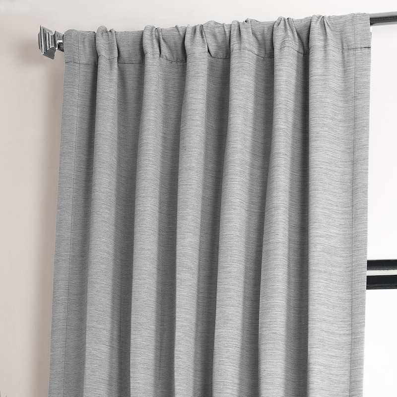 Exclusive Fabrics Grey Bellino Room Darkening Curtain Panel (1 Panel)
