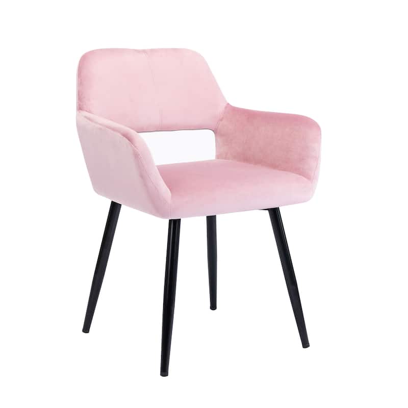 Porthos Home Giana Velvet/ Steel Dining Chairs (Set of 2)