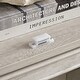 preview thumbnail 12 of 23, GDFStudio - Brookline Modern Storage Glass Display Cabinet with Flip-Up Glass Doors and 4-Tier Shelving