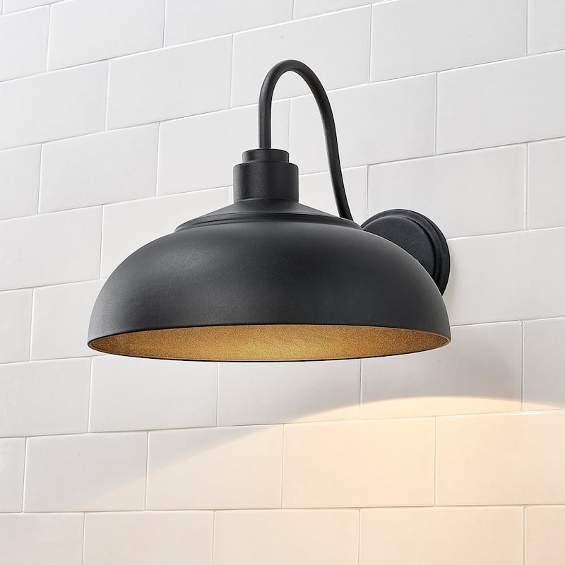 Levitt 13.63" Wide 1-Light Natural Black Outdoor Wall Light