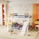 preview thumbnail 2 of 16, Twin over Queen Bunk Bed with Climbing Ramp