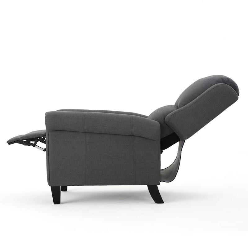 Roomfitters Ultimate Comfort PU Leather Pushback Recliner, Luxurious Recliner Chair for Living Room or Bedroom