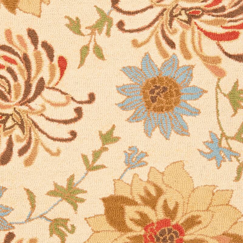 SAFAVIEH Handmade Blossom Arminda Modern Floral Wool Rug