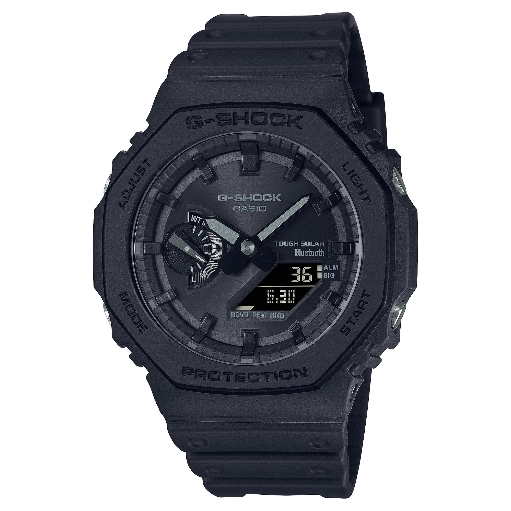 GA-B2100-1A1 Men's G-Shock Bluetooth Analog/Digital Watch, Black