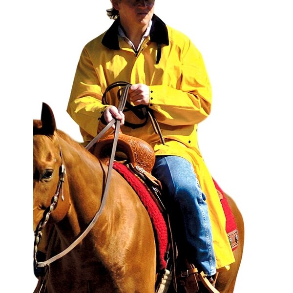 Double S Western Jacket Adult Saddle Slicker Waterproof Yellow. Opens flyout.