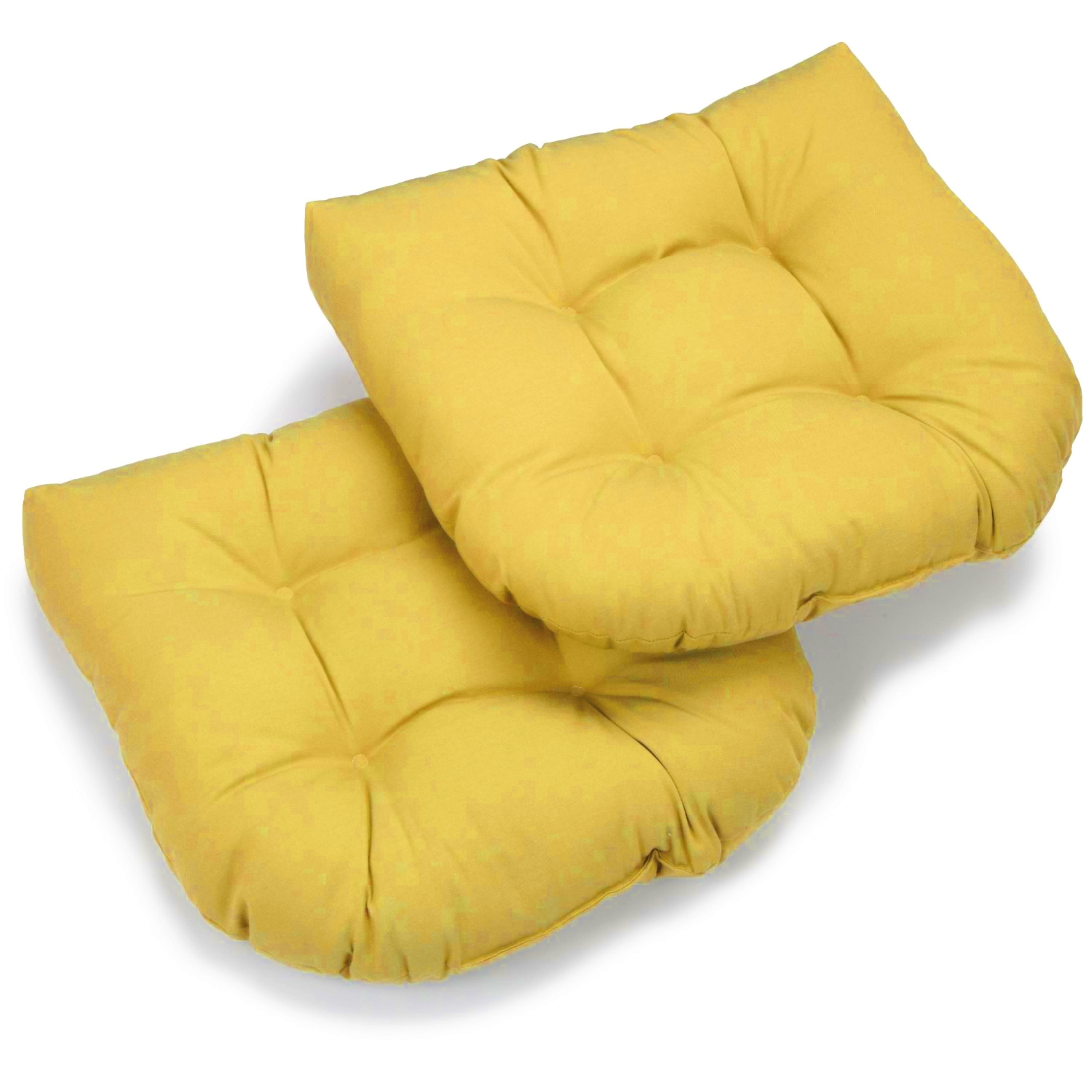 Wedge-shaped Seat Cushion Be Classic - Yellow Ochre –