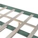 preview thumbnail 74 of 89, Twin Size House Bed Wood Slats Platform Bed Creativity Kids Bed Frame with Skylight, Storage Shelf, Trundle Bed