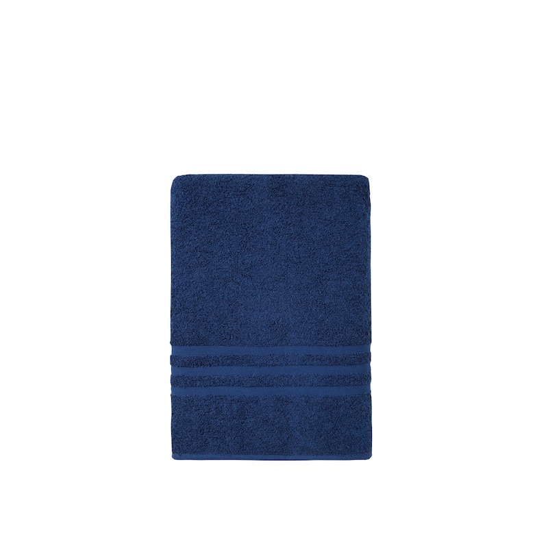Ozan Premium Home 100% Turkish Cotton Sienna Luxury Collection Bath Towel - Twilight Blue