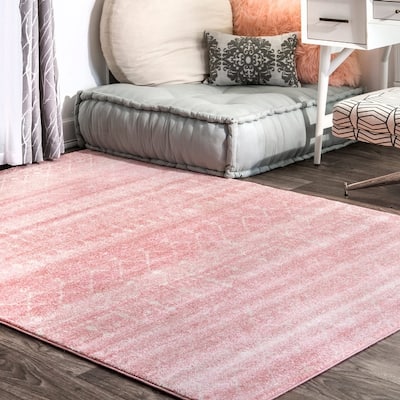 Overstock pink rug