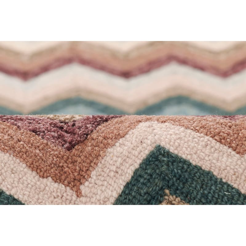 Erin Gates by Momeni Abbott Zigzag Stripe Hand Tufted Wool Area Rug