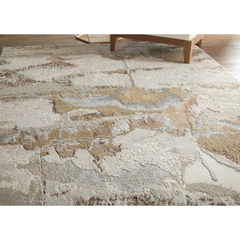 Tripoli R3737 Watercolor Modern Area Rug