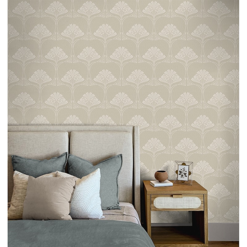 NextWall Deco Floral Peel and Stick Wallpaper