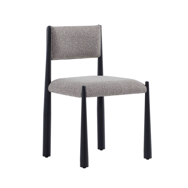 Manhattan Comfort Lennor Metal Boucle Side Chair Set of 2