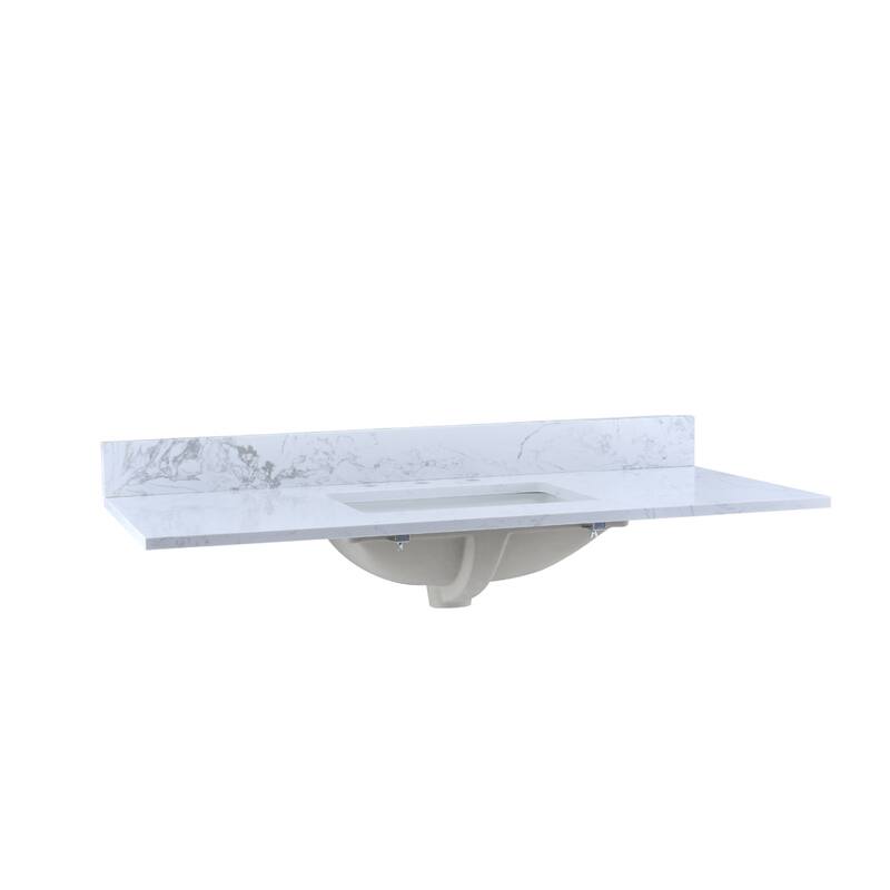Serenlace Engineered Marble Vanity Countertop with Sink