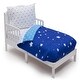 preview thumbnail 16 of 23, Boys 4-Piece Toddler Bedding Set Blue