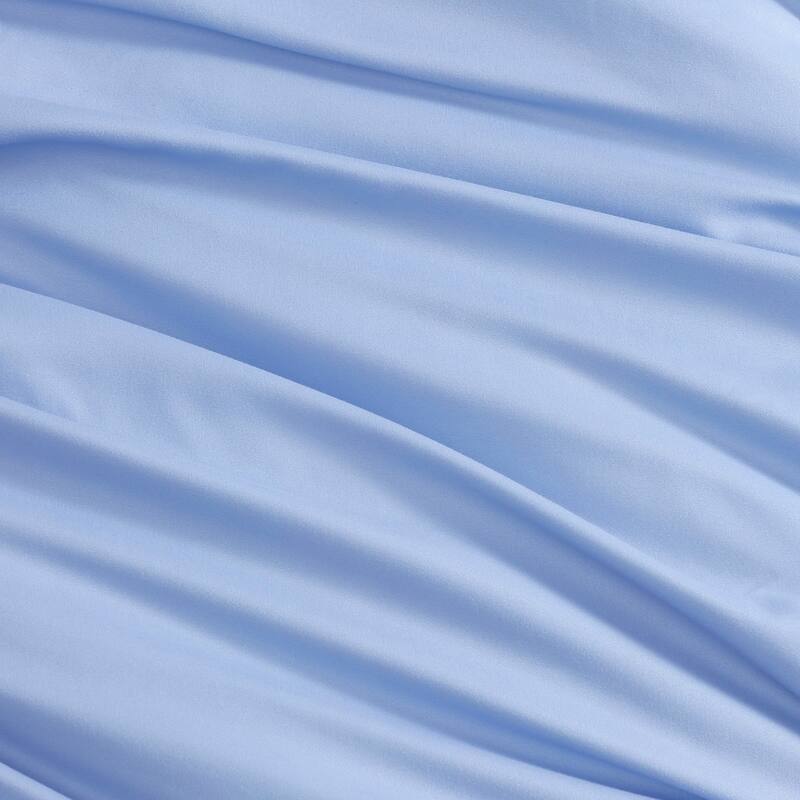 Tommy Hilfiger Hilfiger Core Solid Reversible Blue Comforter Bonus Set