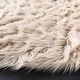 preview thumbnail 60 of 97, SAFAVIEH Faux Sheep Skin Alexandria 2.4-inch Thick Rug 4' Round - Beige - Round