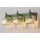 preview thumbnail 145 of 182, 2/3/4-Light Modern Bathroom Crystal Vanity Light Wall Sconces
