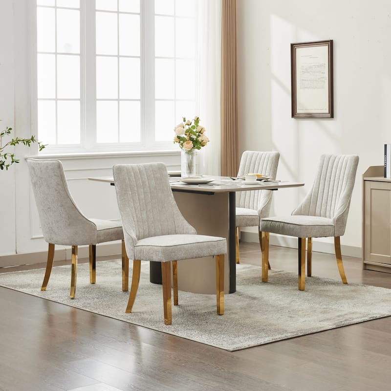 Upholstered Dining Chair Accent Chair Set of 2